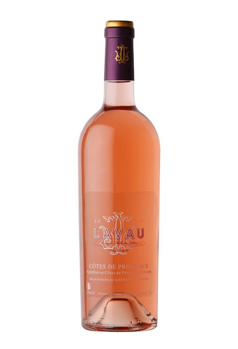 bouteille vin lavau cote de provence rosé