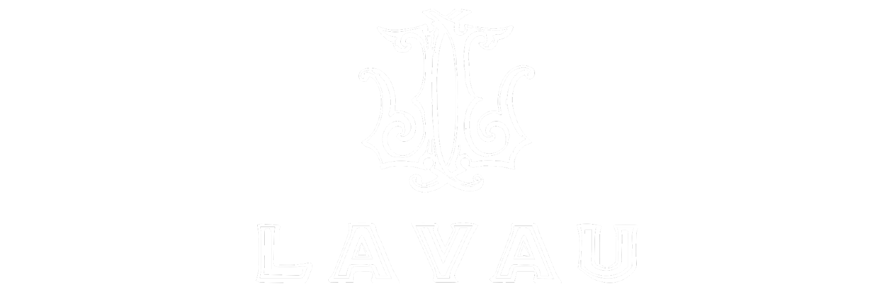 logo lavau blanc